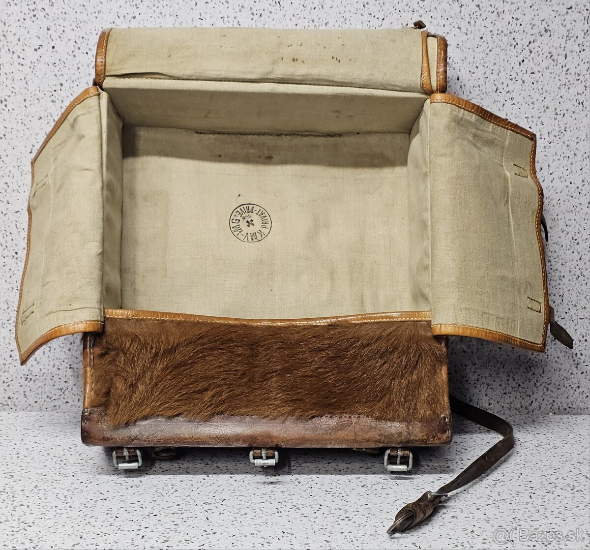 Unikátny starožitný batoh 》Švajčiarsko z roku 1955 - 12