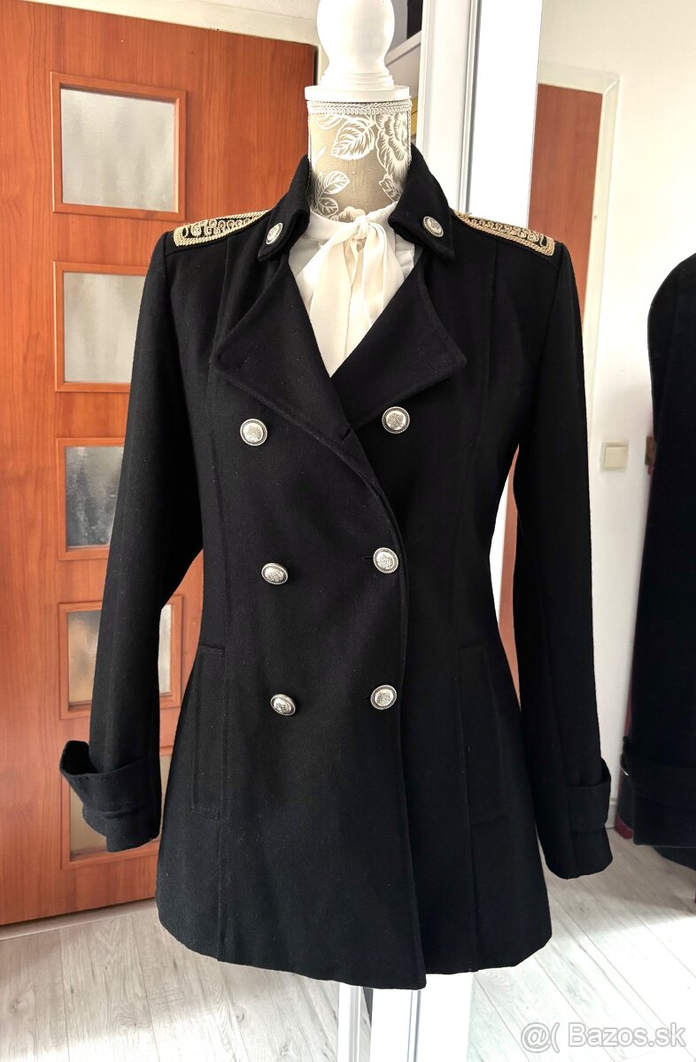 Dámsky vlnený kabát - 12