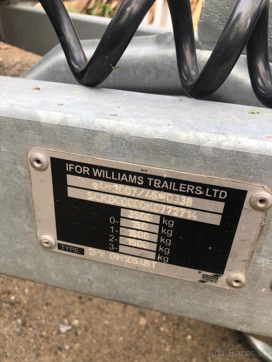 Přívěs Ifor Williams Trailers DB NOVÁ STK - 12