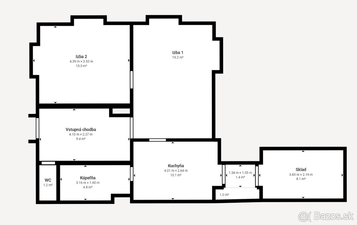 4-izb. rodinný dom s praktickým pozemkom v Dubnici nad Váhom - 12