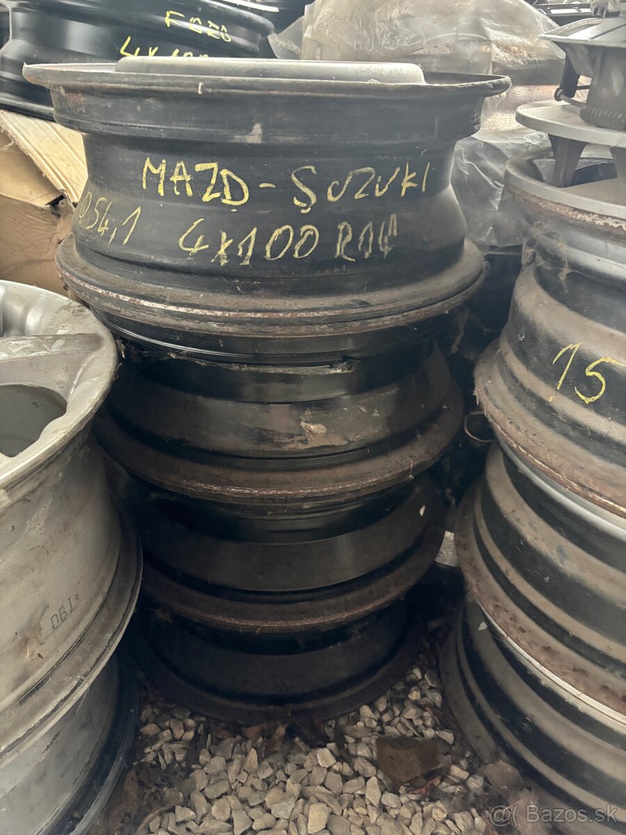 Plechové disky - rôzne rozmery - 12