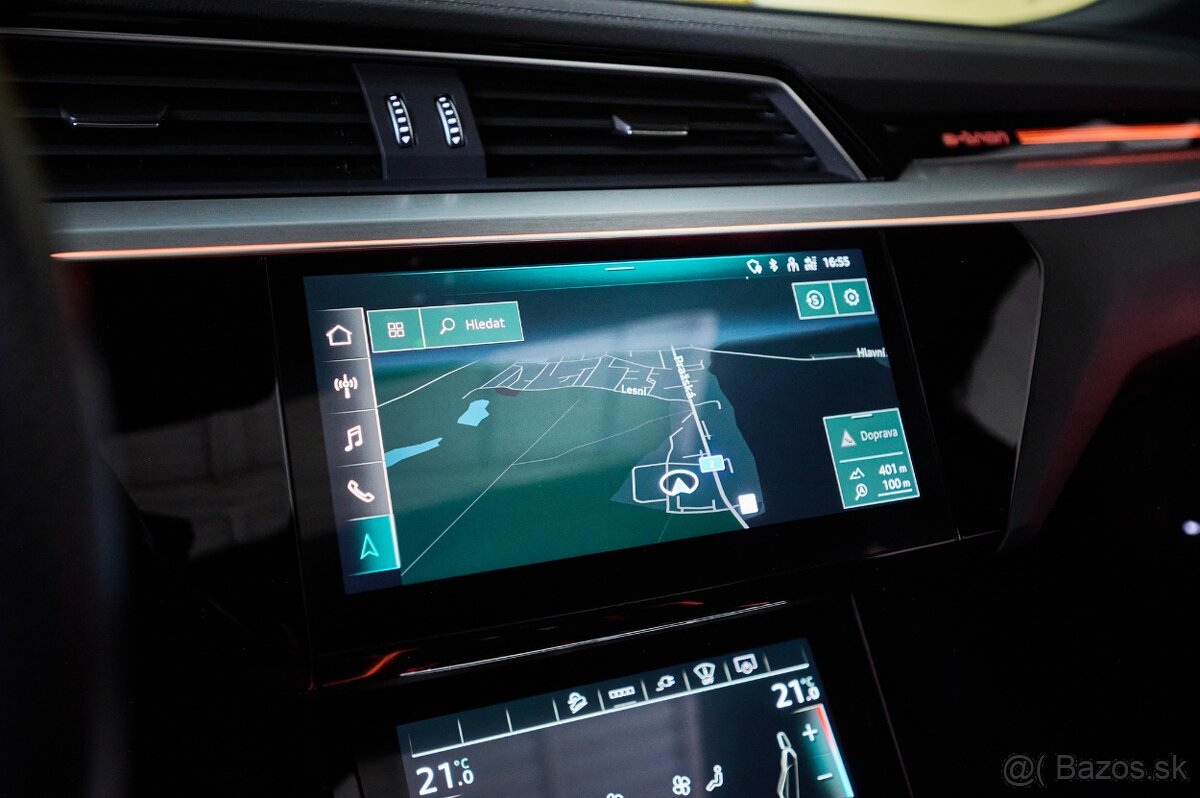 Audi e-tron 55 300kW S-line DigiLED Matrix NightV Pano Tažné - 12