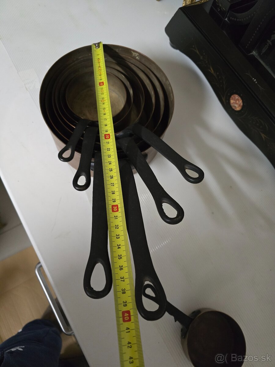 Medene panvicky + vešiak - 12