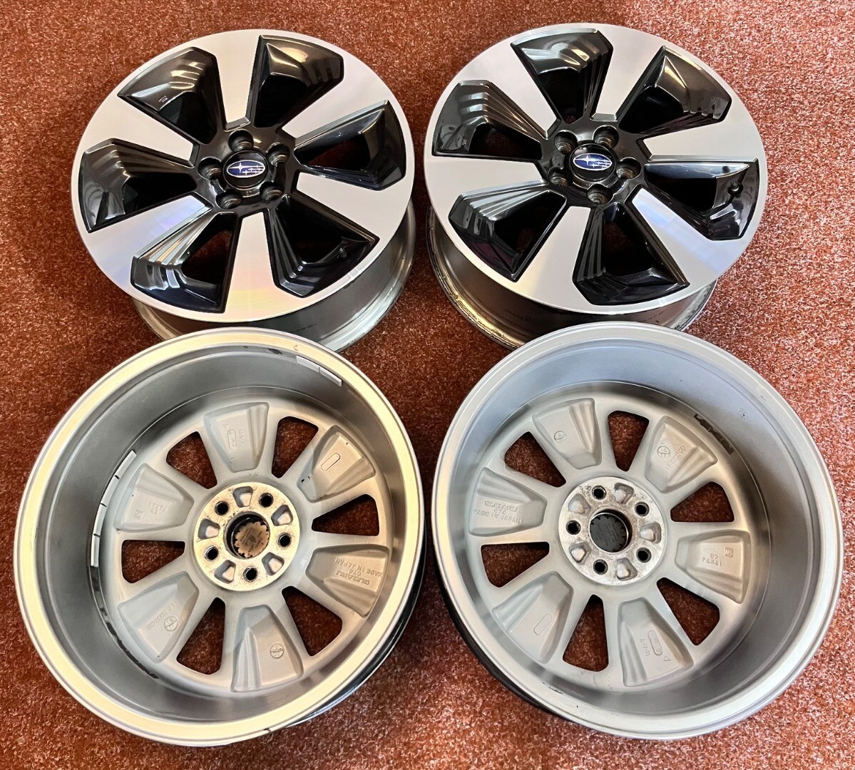 5x100 R17 Originál Subaru Forester - XV - TOP STAV - 12