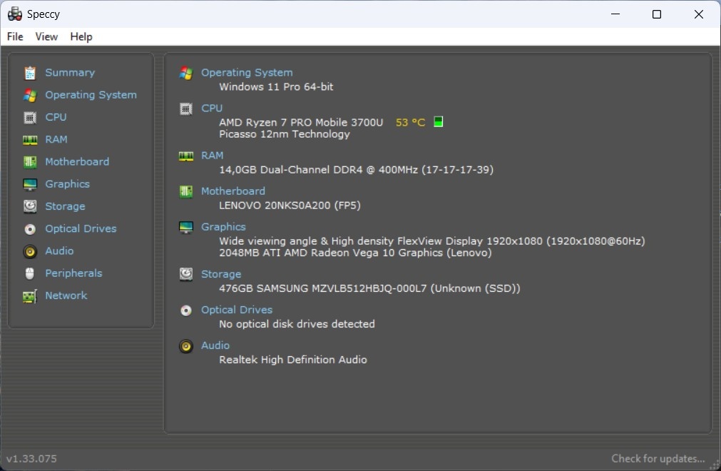 Thinkpad T495/Ryzen 7 Pro 3700U/16GB RAM/FHD IPS/512GB SSD_ - 12