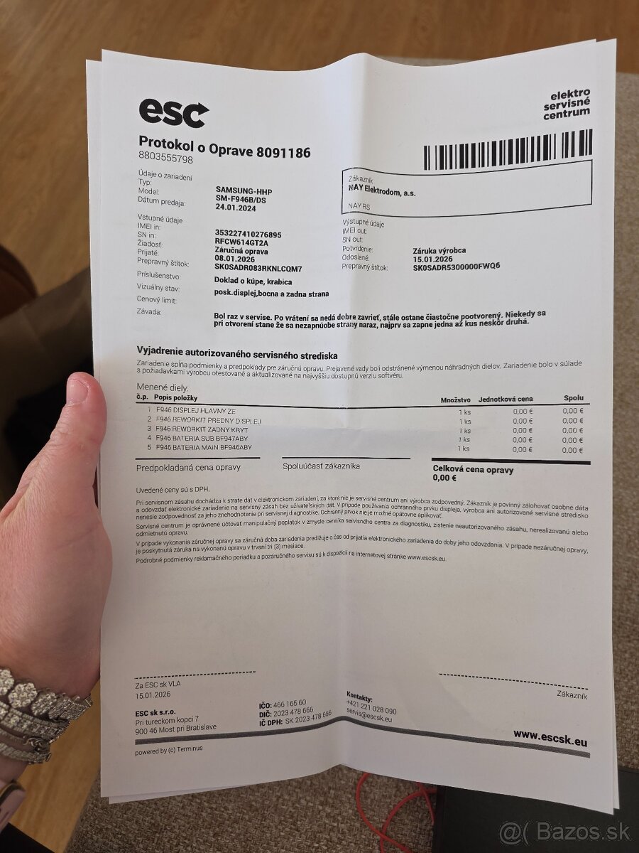 Samsung Galaxy Z Fold 5 beige (biely) - 12