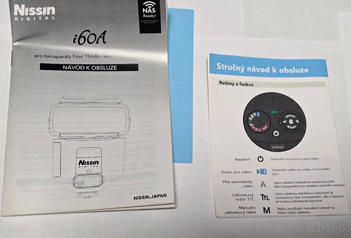 BLESK - Nissin i60A blesk pre FT Olymus, Panasonic Micro 4/3 - 12