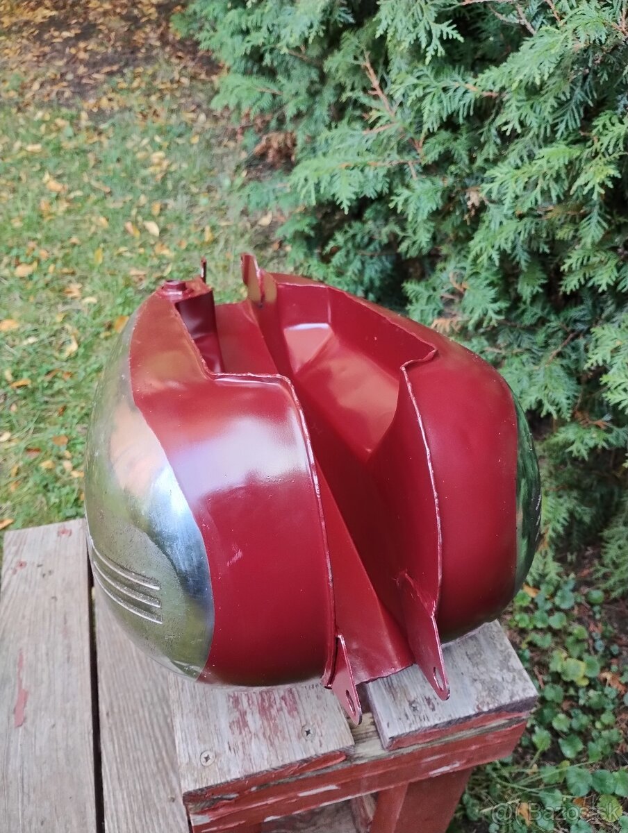 Originálna nádrž jawa 250 alebo 350 v pôvodnom stave - 12