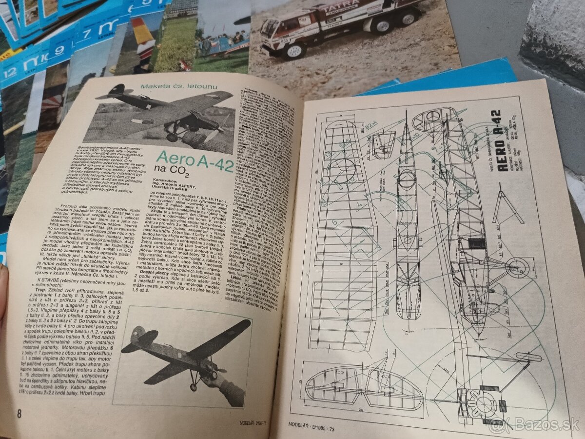 časopis Modelár 1979-1991, 58 čísiel - 12