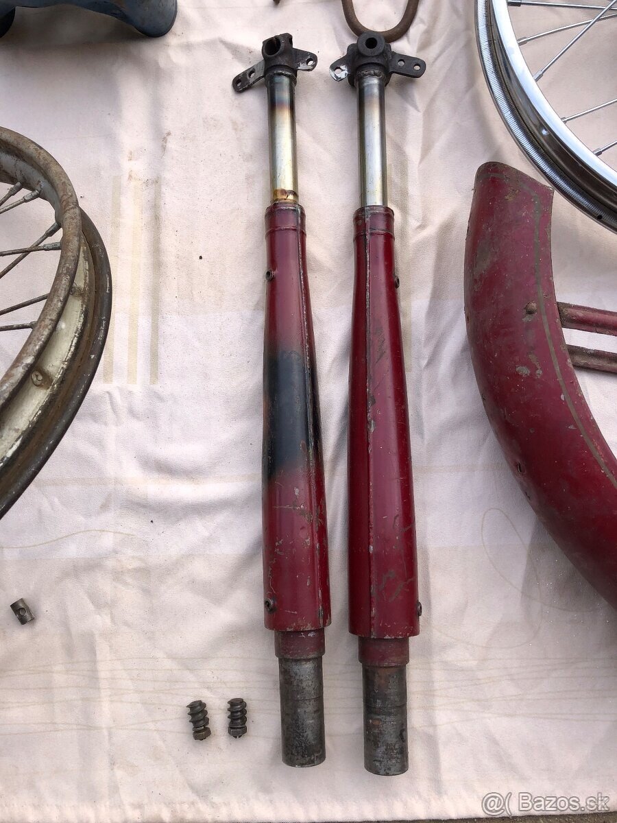 Jawa 250 pérák FJ 1947 s doklady - 12