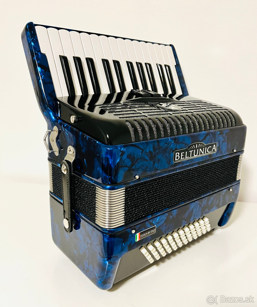 Predám nový akordeón BELTUNICA Vivaldi- 60 basový- ná - 12