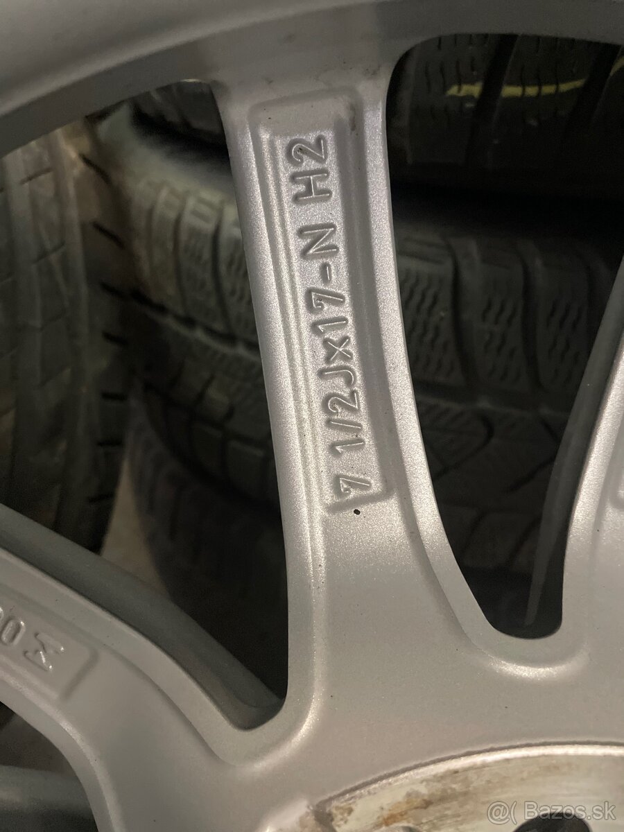 5x112 R17 7,5J ET30 + 225/50 R17 Bridgestone letné - 12