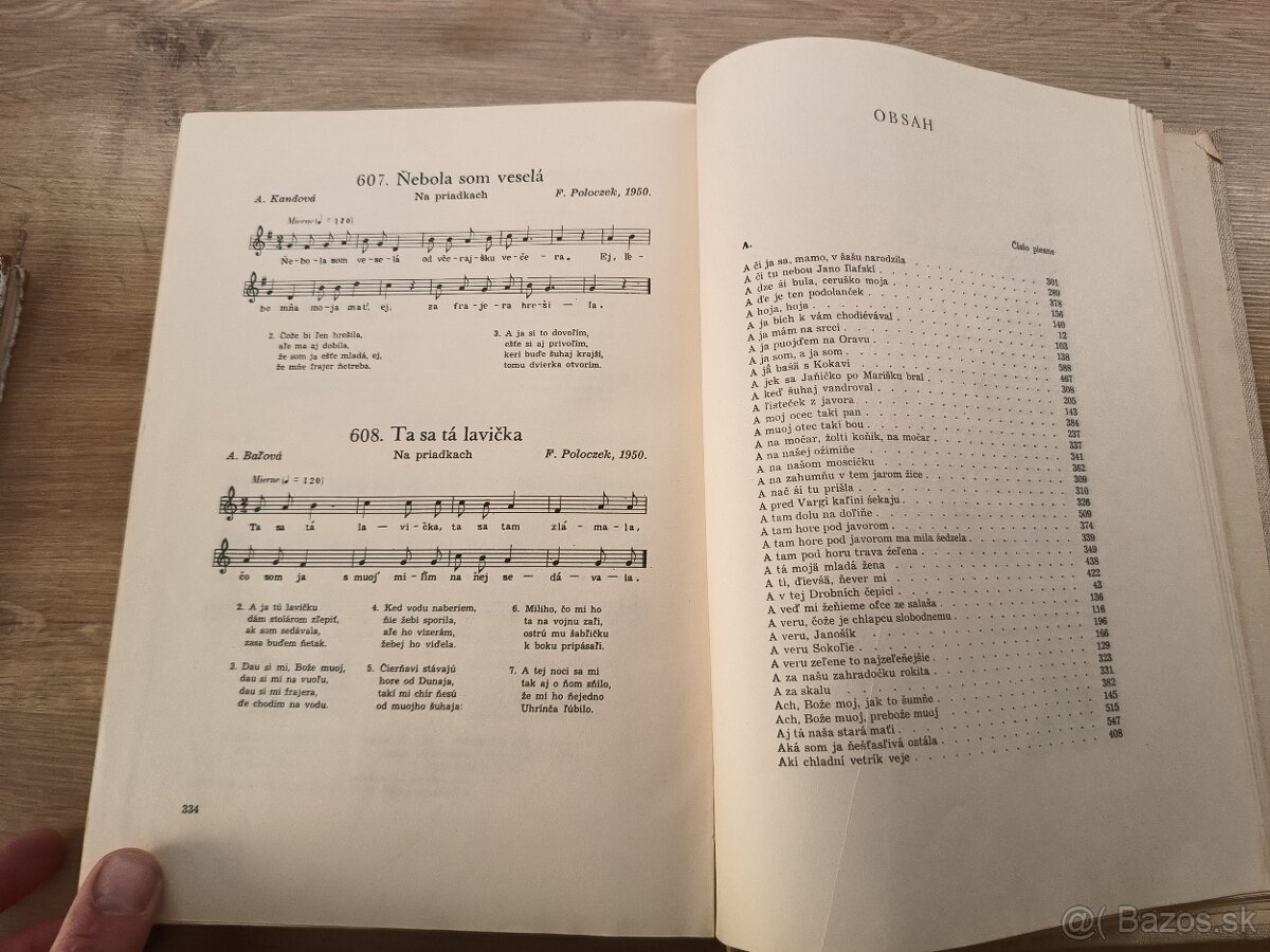 Slovenské ľudové piesne 2. , 1952 - 12