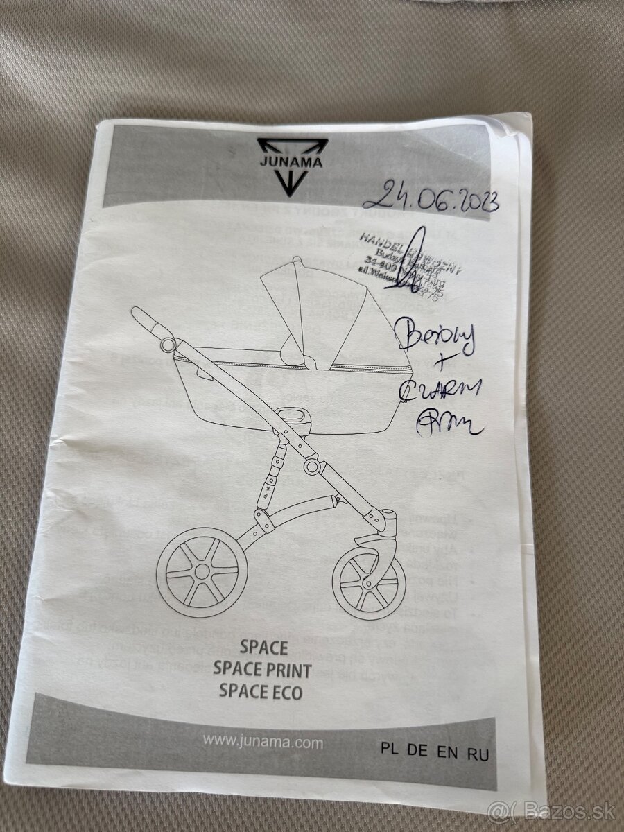 Junama Space 3v1 - kompletná výbava + príslušenstvo - 12