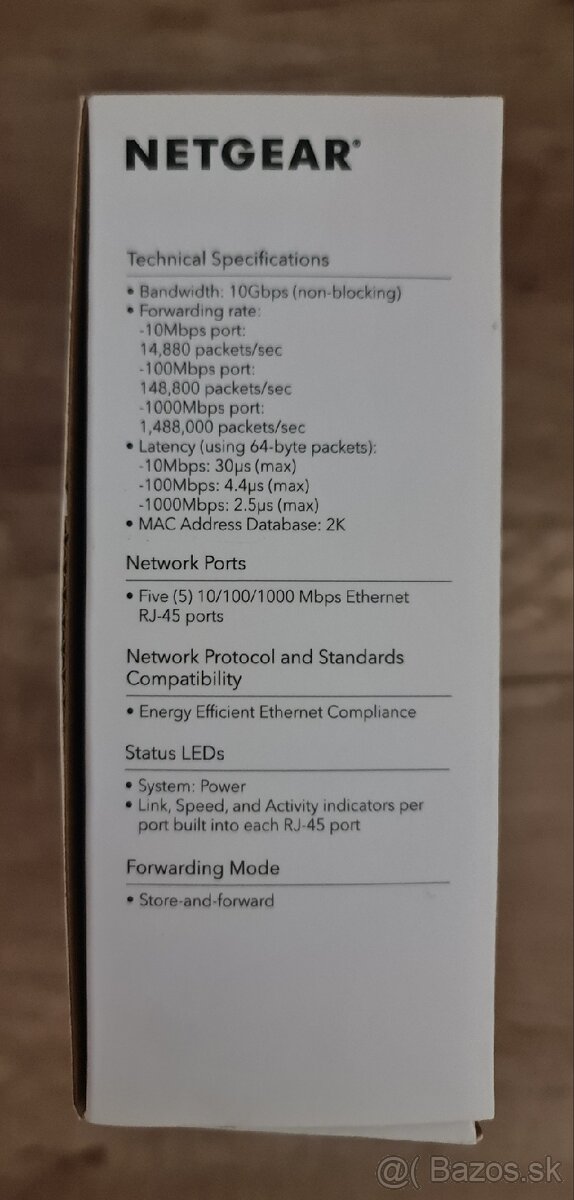 Netgear ProSAFE GS105 GbE switch - 12