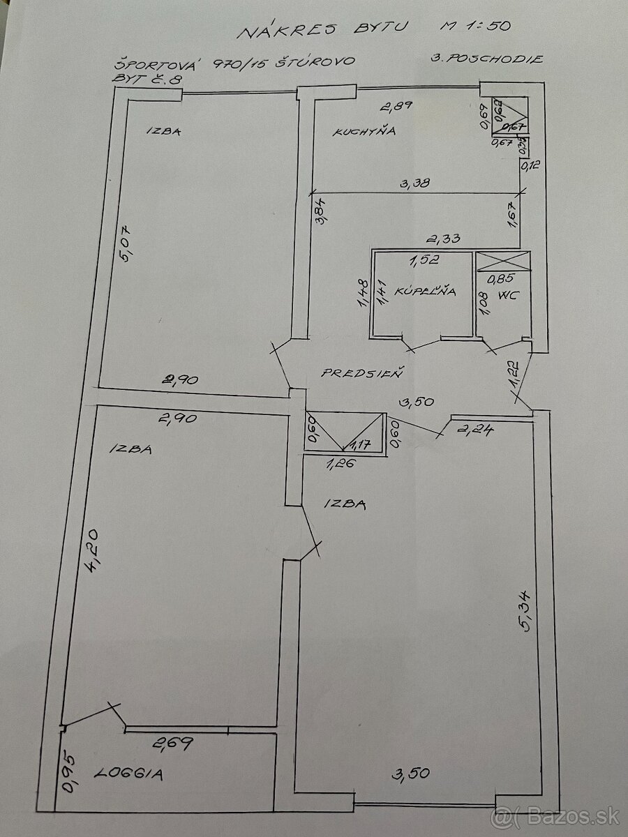 Prenájom bytu 3+1 Štúrovo – Športová ulica - 12