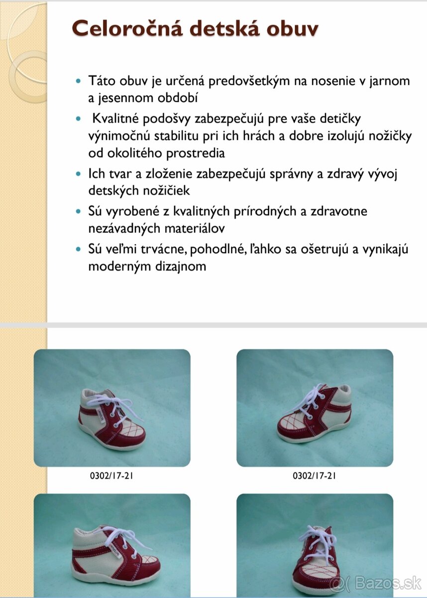 Detské jarné kožené topánočky veľ.19 ☆ 1x OBUTÉ ☆ - 12