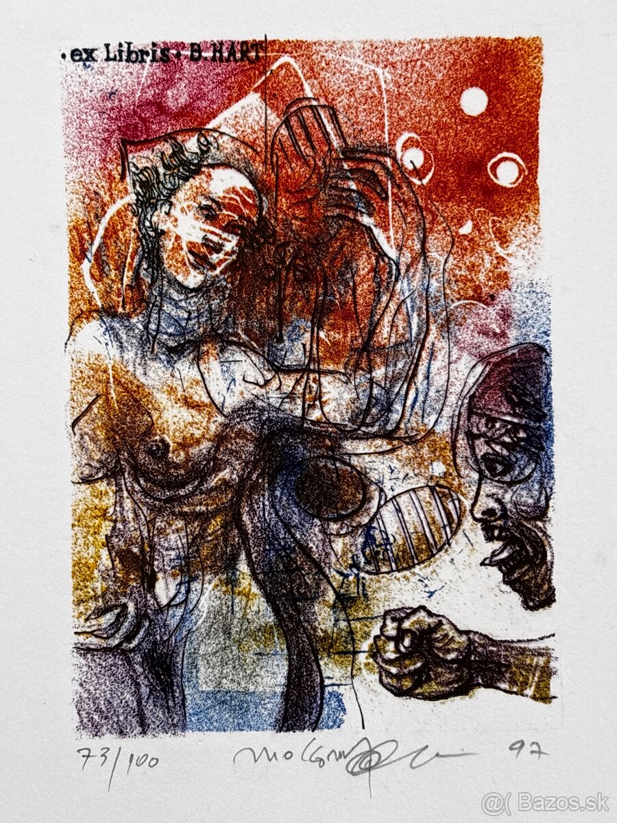 Marian Komáček - kolekcia exlbirisov - 12