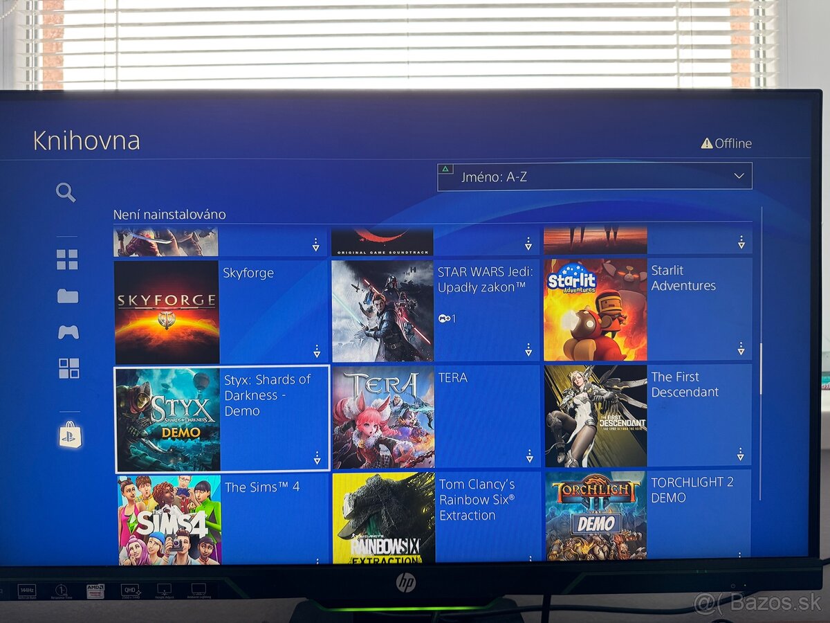 Playstation 4 Slim 1 TB + Controller + 50 hier + nabíjačka - 12