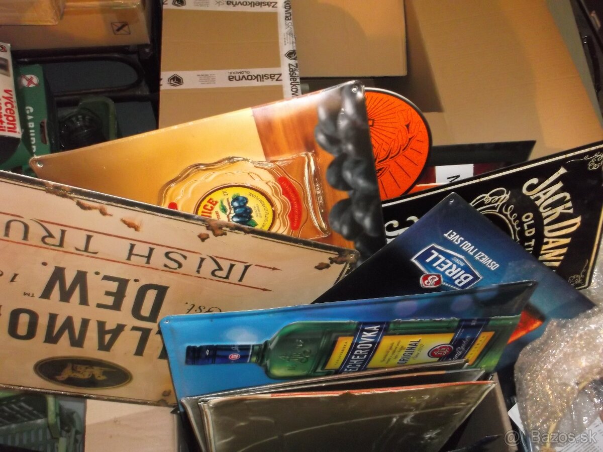 Predám plechové cedule a barové gumy - 12