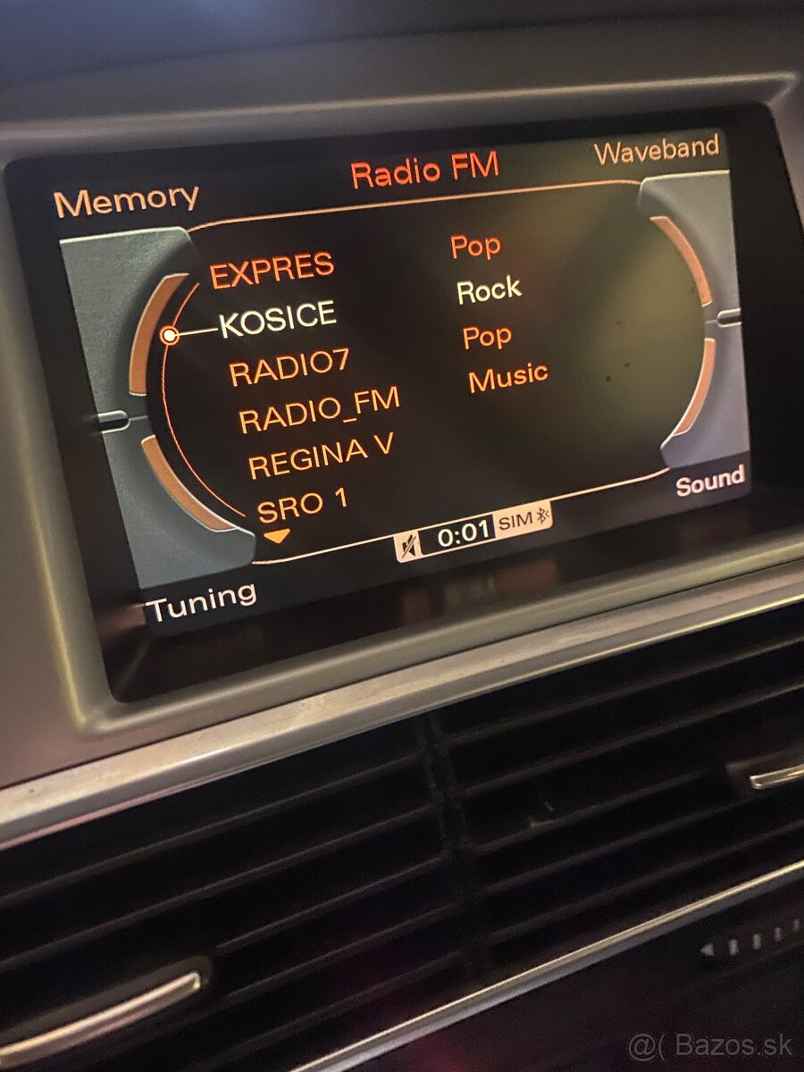 Audi a6c6 navigácia, CD changer, rádio tuner - 12