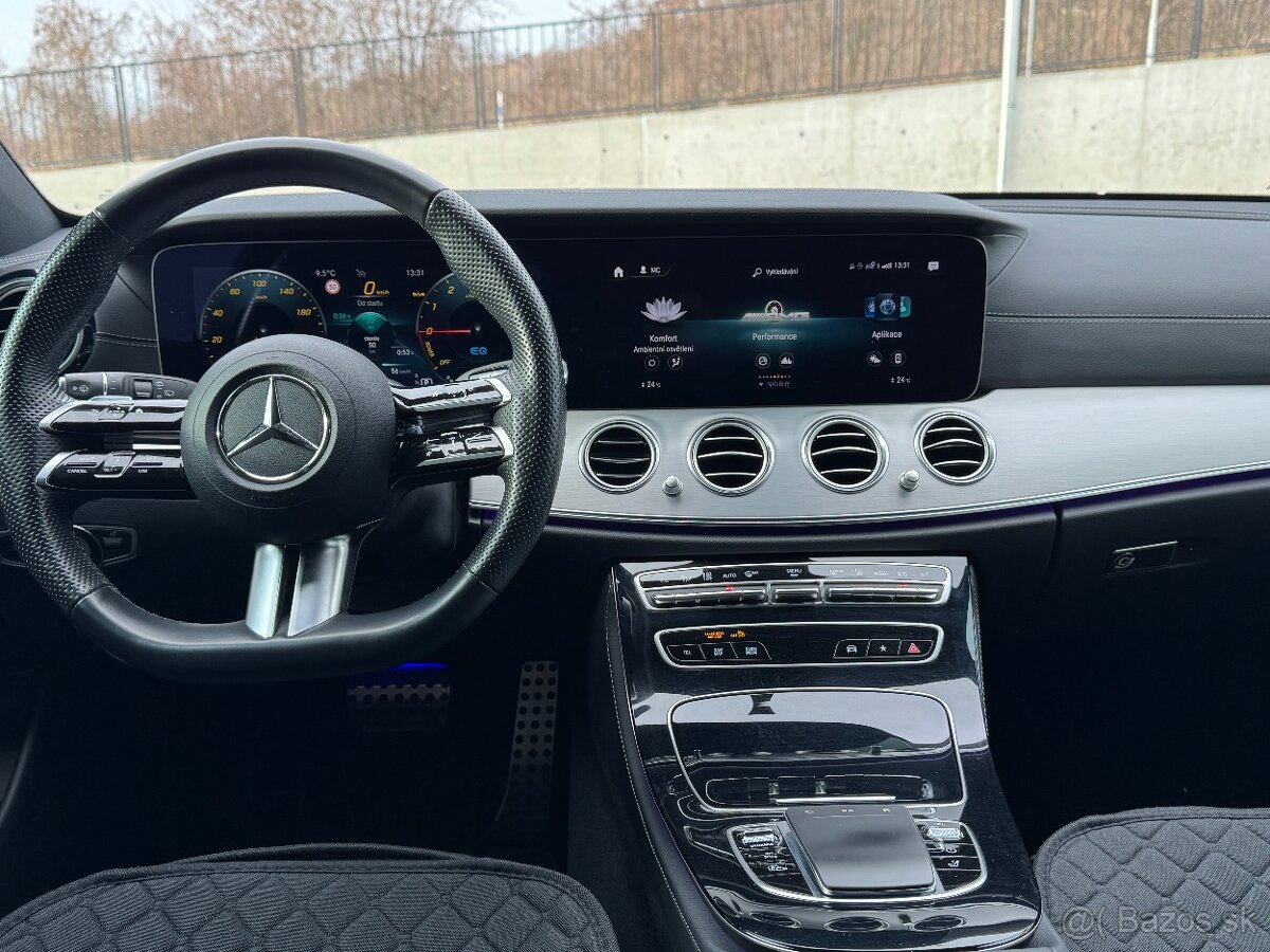Mercedes E300de 4matic PHEV AMG Burmester-leasing. - 12
