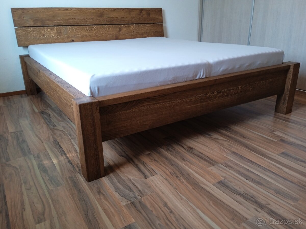 Luxusná dubová posteľ Megan - 12