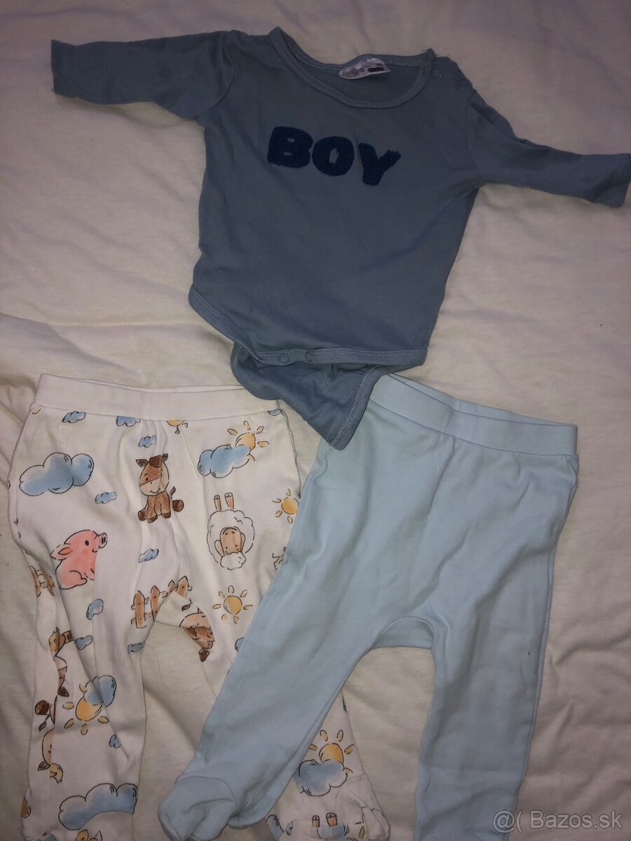 Detske chlapcenske oblecenie 0-6mesiacov - 12
