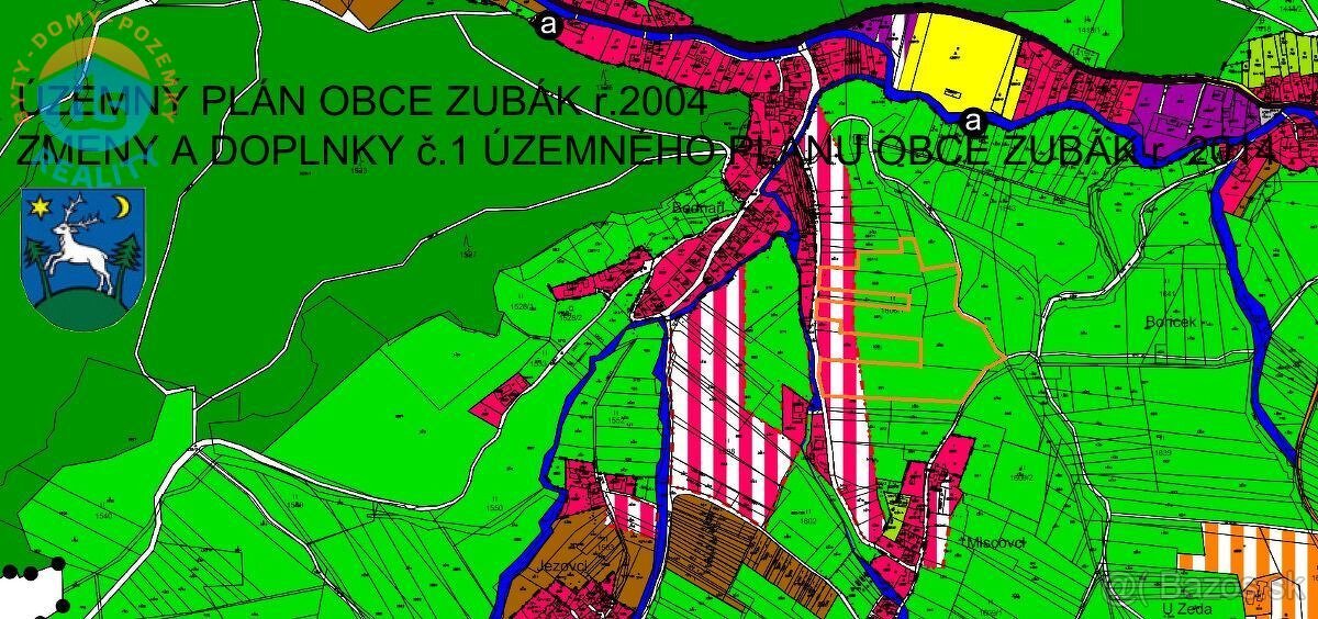 Na predaj stavebné pozemky + trvalý trávny porast, Zubák - 12