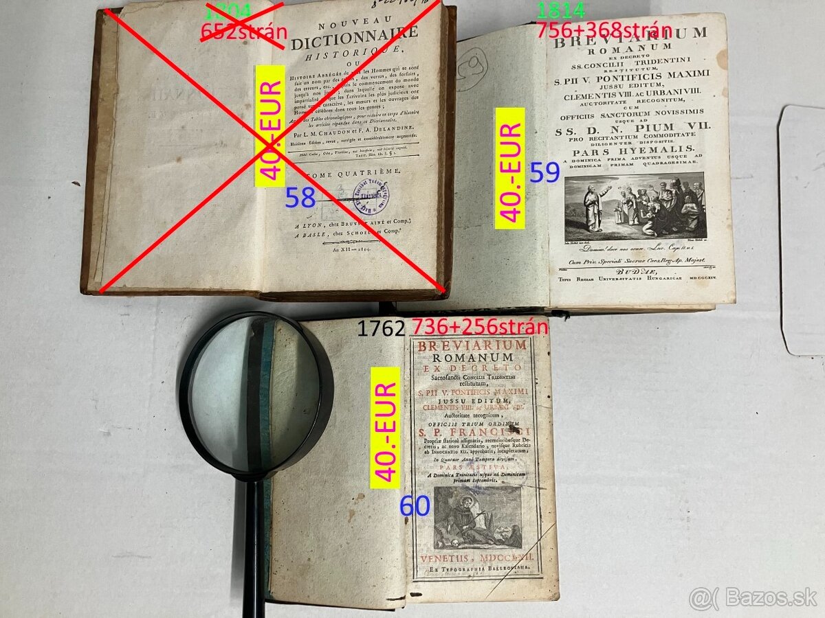 1600 - 1700 veľmi staré knihy - 12