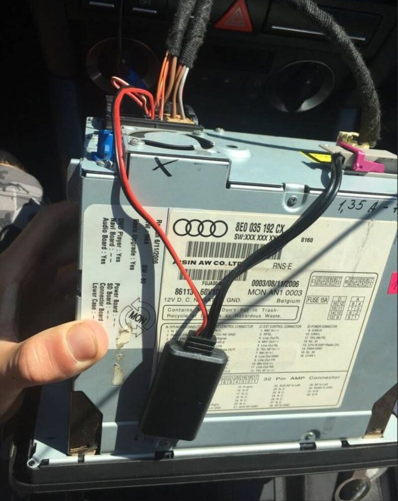 MODUL Bluetooth ADAPTER SKODA VW AUDI SEAT - 12