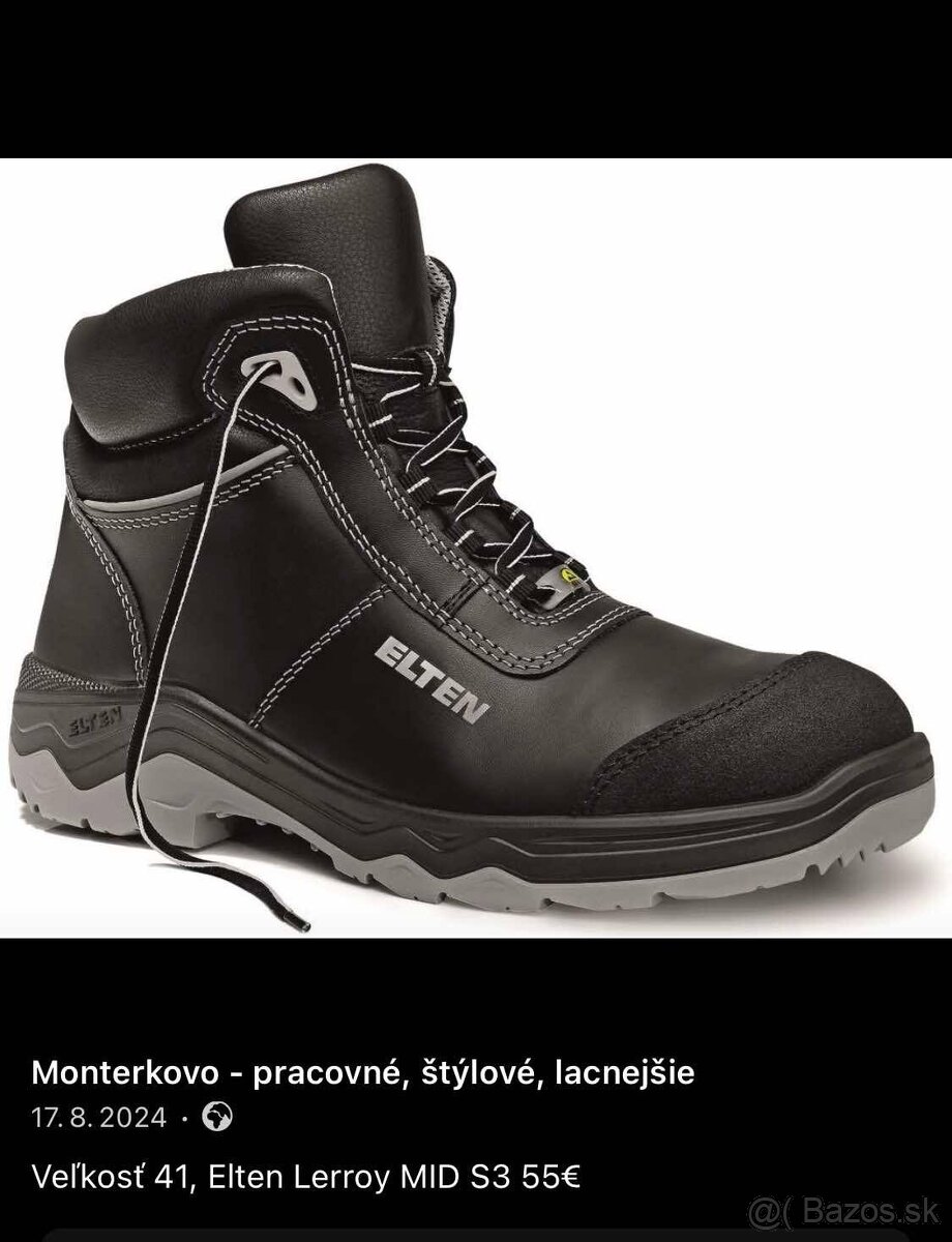 Veľkosť 41, MIX, kvalitné pracovné topánky, TOP - 12
