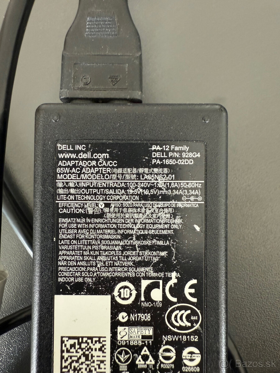 Predám notebook DELL Vostro 3560 + Win10Pro + MS Office - 12