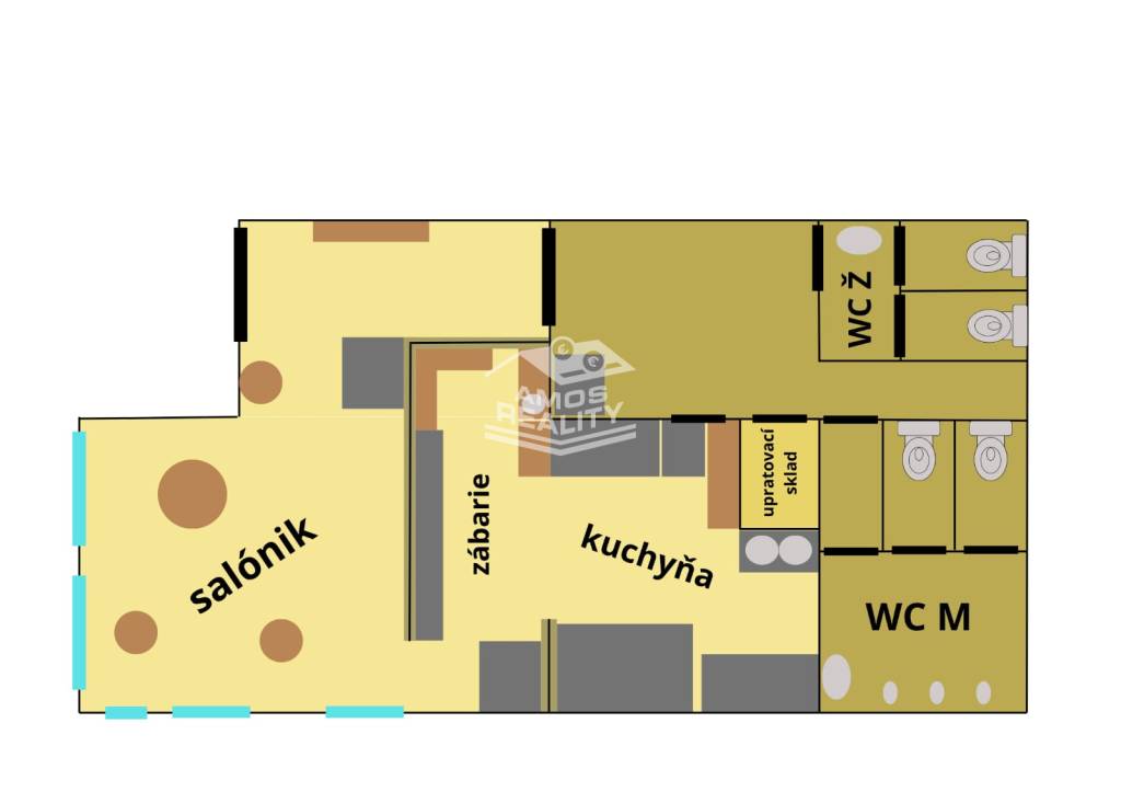 Zabehnutá gastro prevádzka s kuchyňou, Bratislava 2, ZNÍŽNÁ - 12