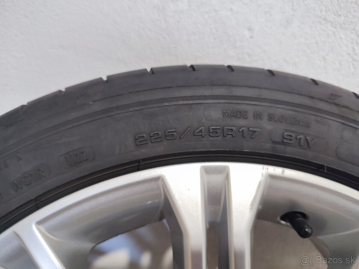 Letne pneumatiky 225/40 R17 na Original SEAT diskoch - 12