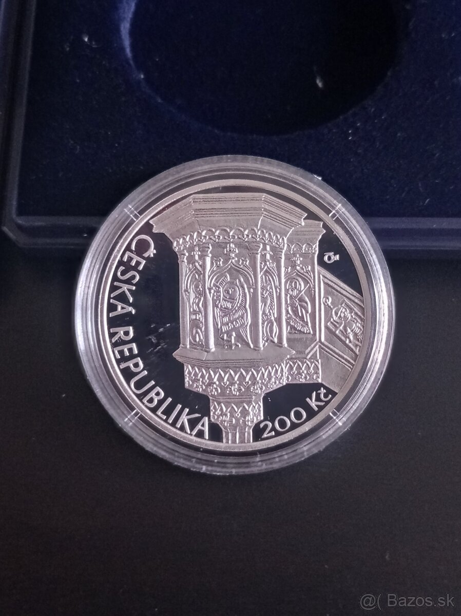 Strieborné mince 200 korún PROOF - 12