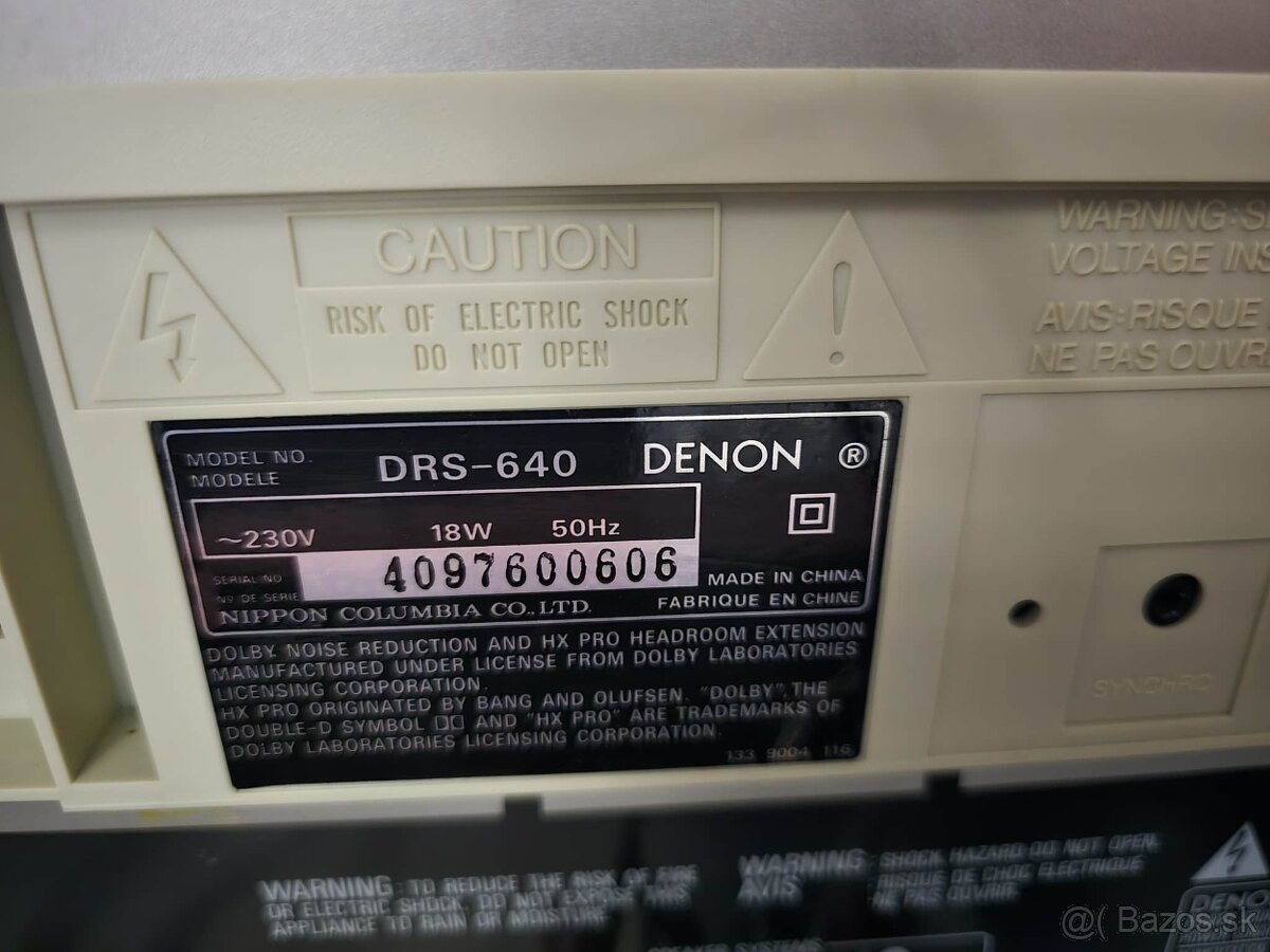 Denon HiFi zostava champagne DRA-565RD, DCD-615,DRS-640 - 12