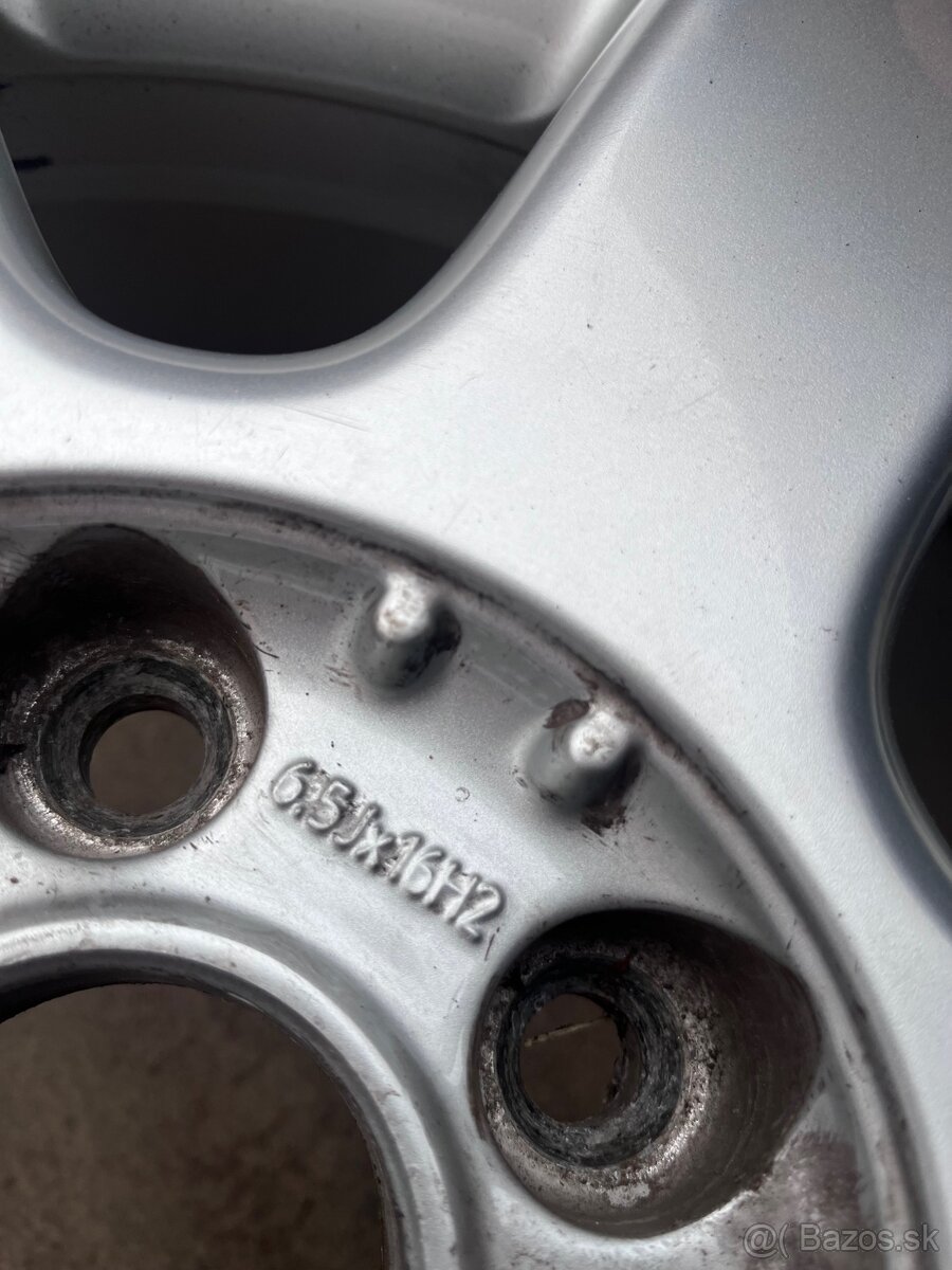 Orig. hliníkové disky VW R16, 5x112 - 12