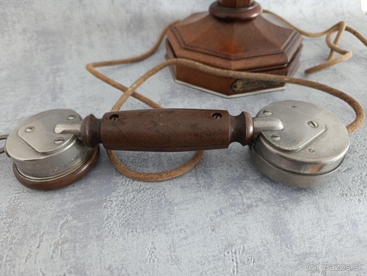 Nádherný originální francouzský telefon GRAMMONT - 12