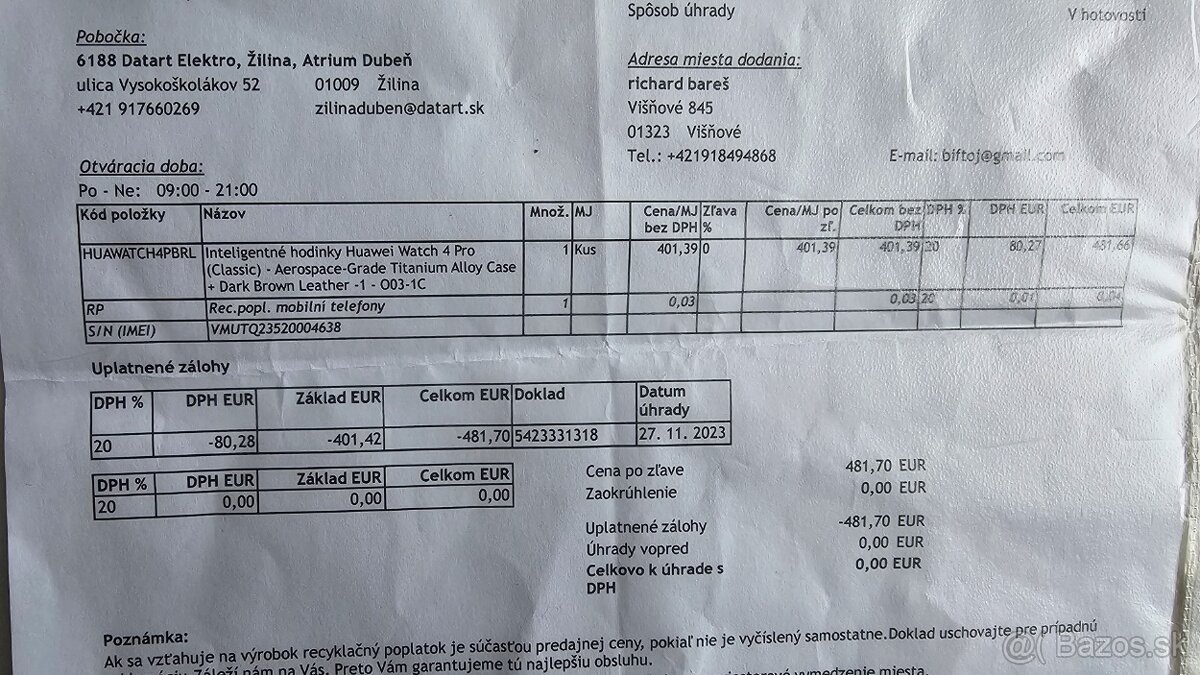 Smart hodinky Huawei Watch 4 Pro - aj vymením - 12