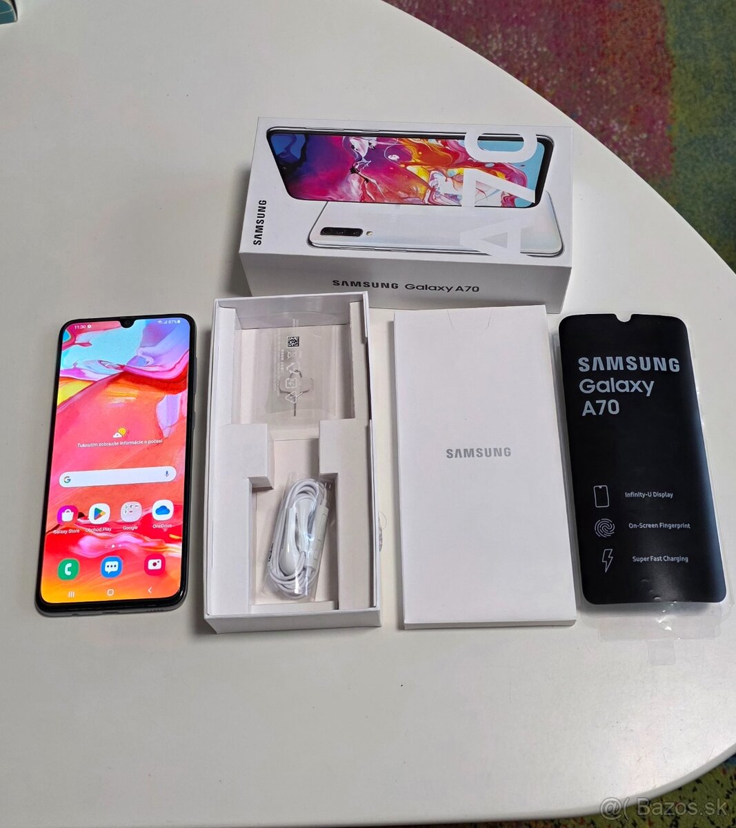 SAMSUNG A70 128GB TOP STAV + PRISL. - 12