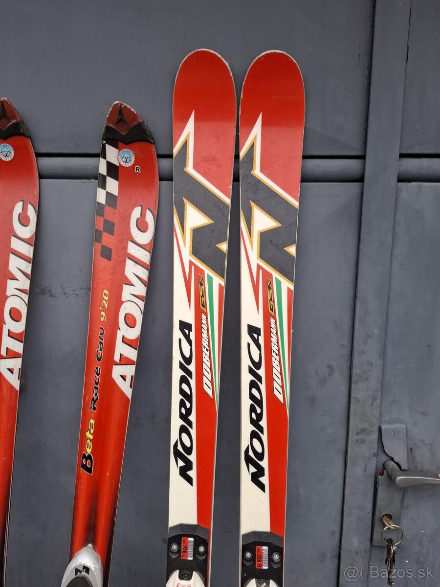 Predám zjazdové lyže Rossignol, Fischer, Atomic, Nordica - 12