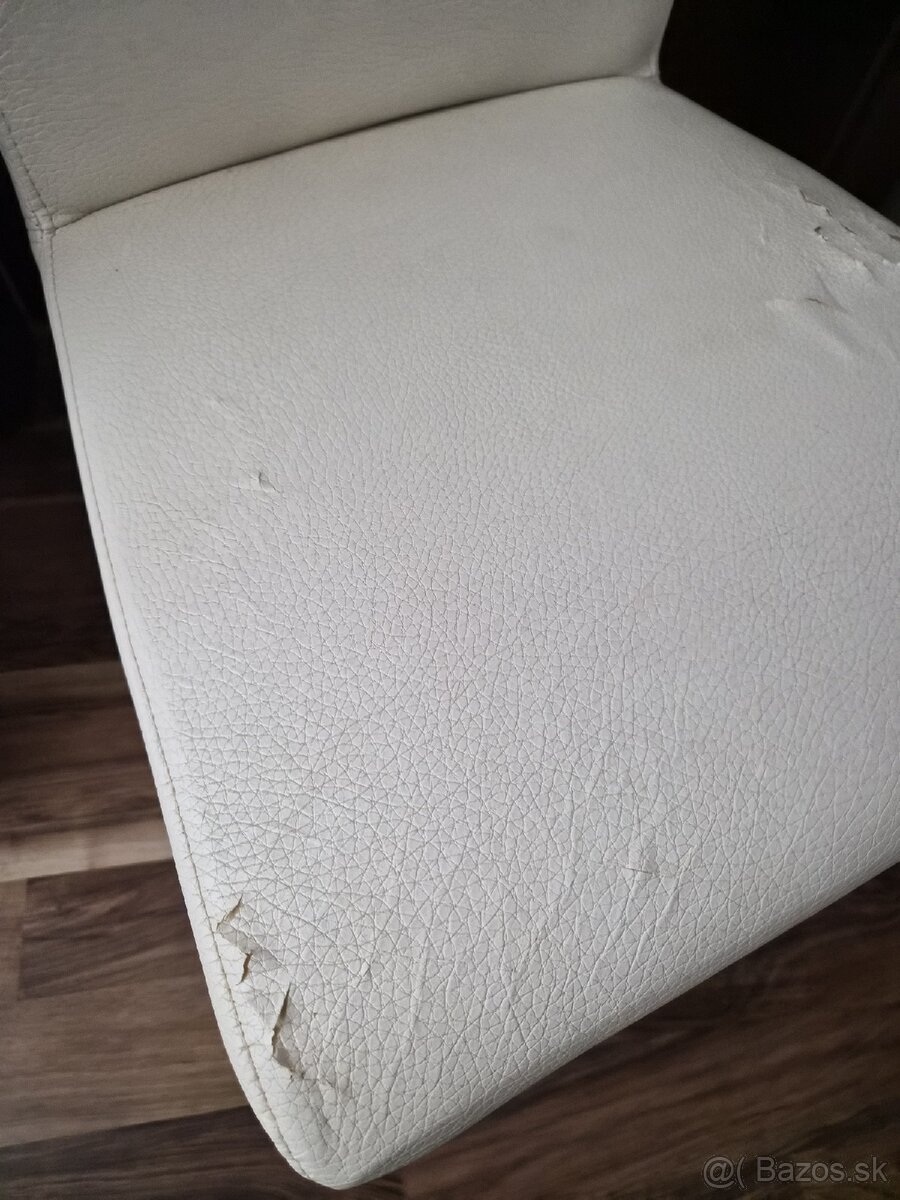 Jedálenské stoličky z ekokože 4ks - 12