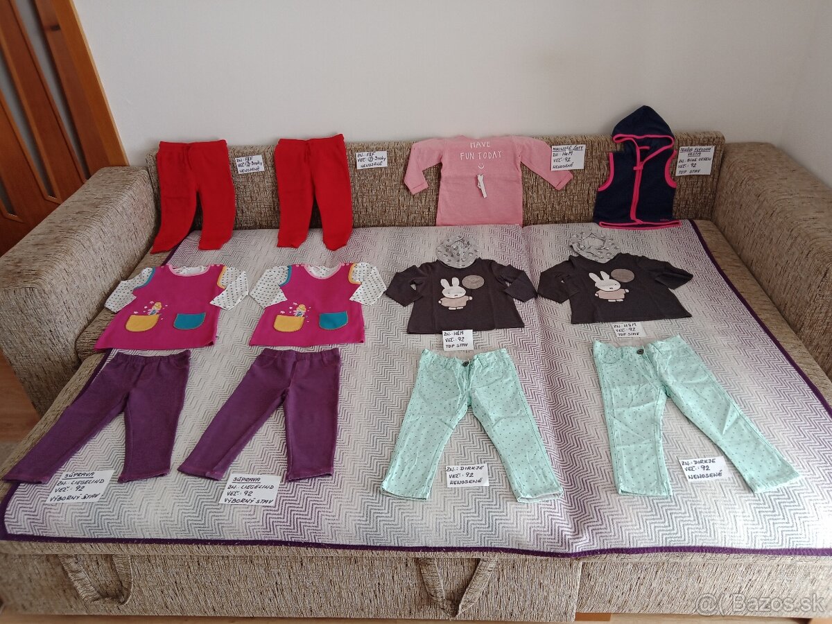 Oblec.jar,leto-dievcata dvojičky/jed.(vel.110,116,116-122) - 12