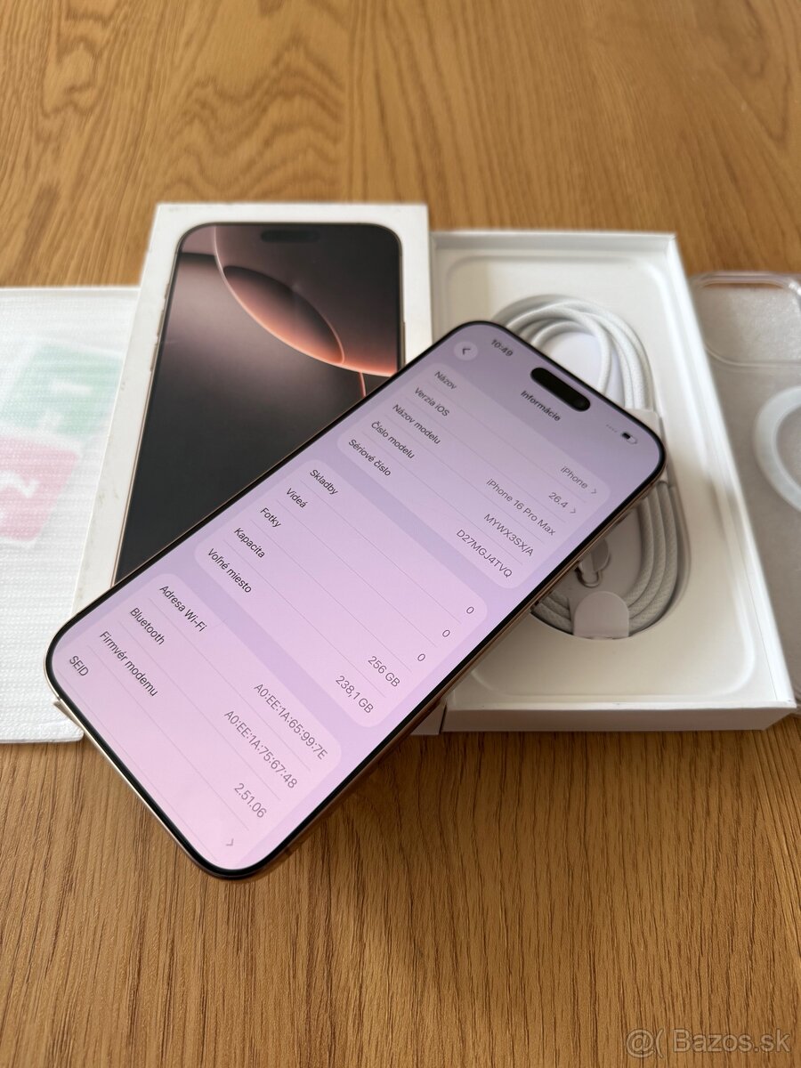 iPhone 16 Pro Max 256 gb Desert Titanium v záruke - 12