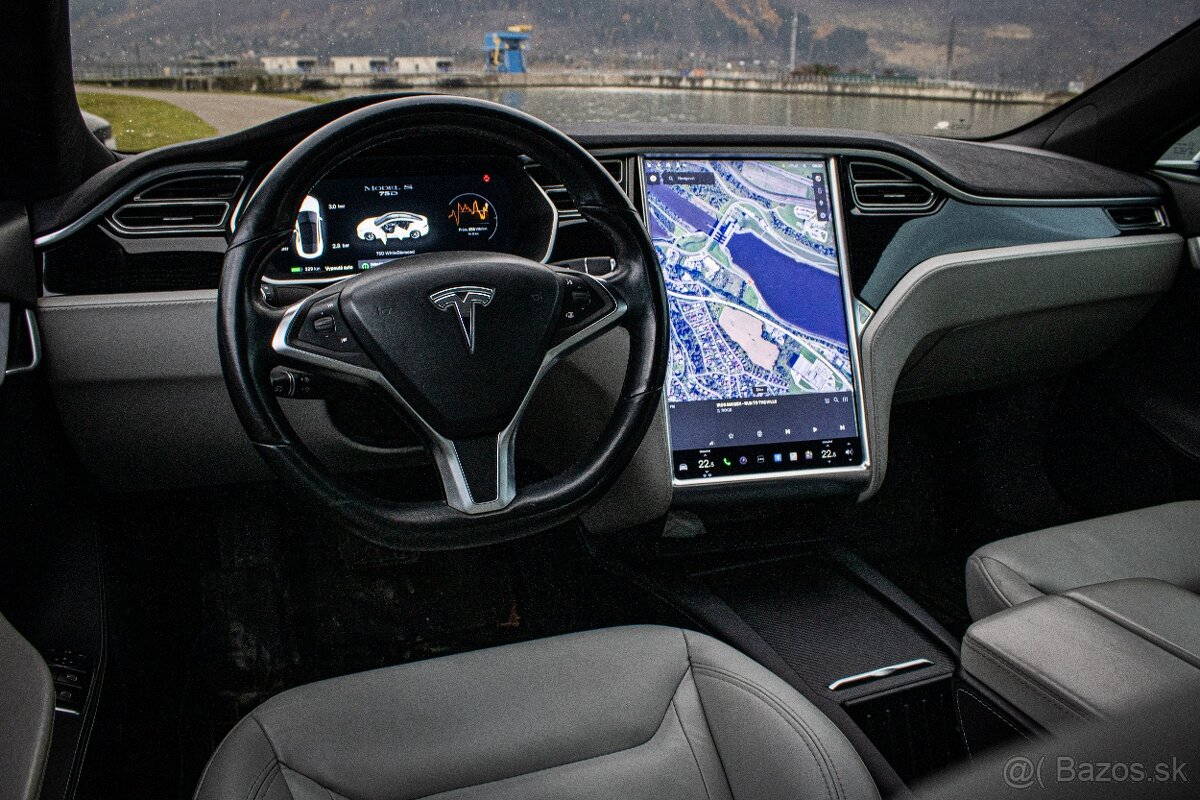 Tesla S 75D Free Supercharging, SOH 92%, Vzduch, Panoráma - 12