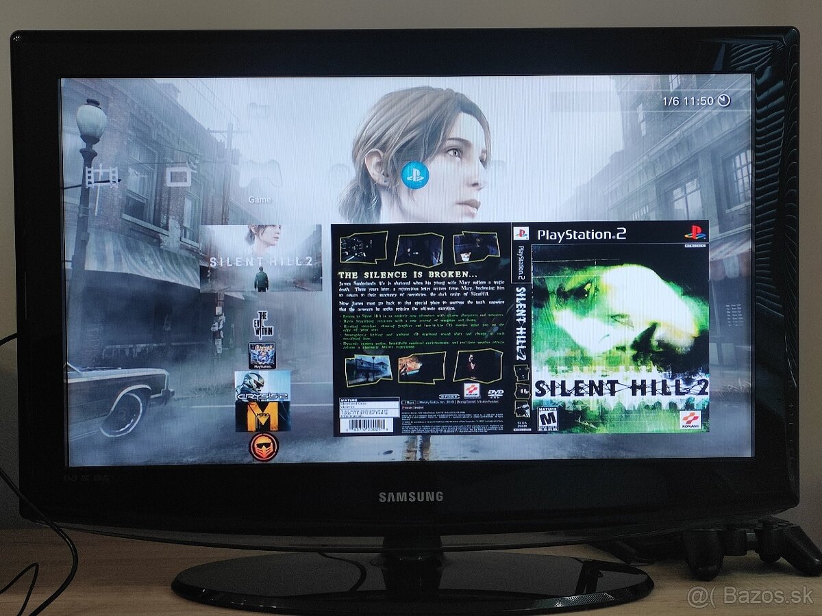 PS3 SuperSlim (PlayStation 3), 12GB - rozšírený na 64GB SSD - 12