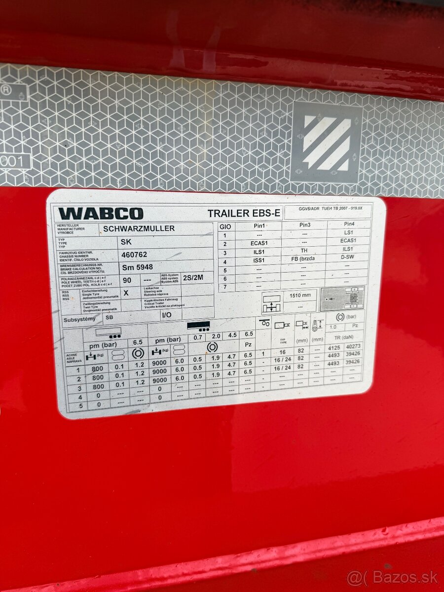 Man TGX 18.460 4x4 2017 + sklápací naves Schwarzmuller K - 12