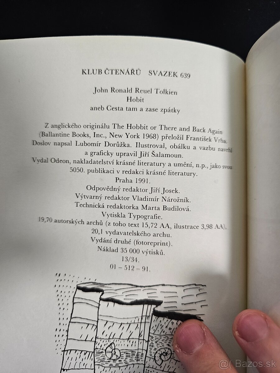 Tolkien Hobit CZ 1991 - 12