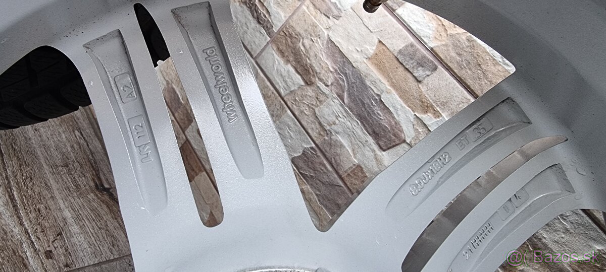 Predám elektrony wheelworld /5x112 R18 zimné 225/45 - 12